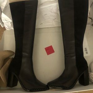 Aldo Black Leather Boots